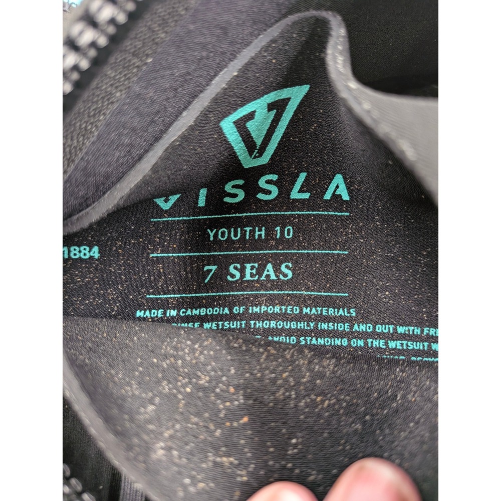Vissla 7 Seas Shredder Wetsuit Chest Zip Fullsuit Youth 10 4/3mm SHREDDER - Picture 2 of 8